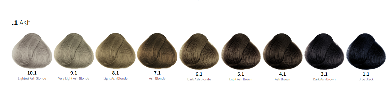 CPR Permanent Hair Colours - Ash (.1) 120ml